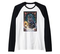 Creepma Carte de Tarot Vintage Folklore Yule Cat Cottagecore Manche Raglan