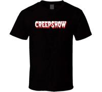 Creepshow Horror George A. Romero Stephen King Movie T Shirt Black Manches Courtes(Large)