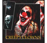 Creepy Clowns Calendar 2026: 365 Days 26 with Creepy vibes & Horror