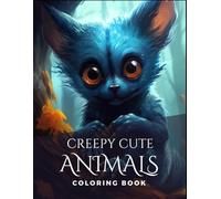 Creepy Cute Animals Adult Coloring Book: Adorable Yet Odd Animal Coloring Pages for Adults Who Love the Weird and Whimsical