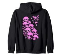 Creepy Cute Forest Fairy With Skull Pile Sweat à Capuche