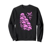 Creepy Cute Forest Fairy With Skull Pile Sweatshirt
