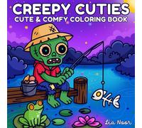 Creepy Cuties: Cute Halloween Coloring Book - 50 Adorable Spooky Illustrations for Adults and Teens