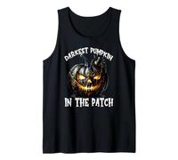 Creepy Halloween Graphic for Darkest Pumpkin in The Patch Débardeur