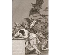 Creepy Journals for Writing: Macabre Notebook Goya's The Sleep Of Reason Produces Monsters design