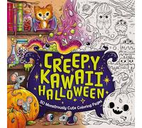 Creepy Kawaii Halloween: 50 Monstrously Cute Coloring Pages