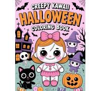 Creepy Kawaii Halloween Coloring Book: Horror Kawaii Cute and Creepy Coloring Book for Adults with 50 Cute Adorable Pastel Goth