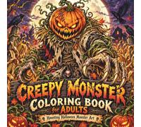 Creepy Monster Coloring Book for Adults: 50+ Intricate Horror Designs of Swamp Beasts, Gothic Gargoyles, Eldritch Horrors & Dark Fantasy Monsters for Stress Relief and Creative Escape