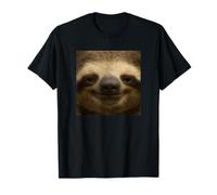 Creepy Smile Paresseux Flou Meme Photo Drôle T-Shirt