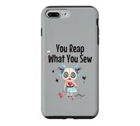 Creepy Voodoo Doll Shirt Aiguilles à Coudre Loi de l'Attraction Coque pour iPhone 7 Plus/8 Plus