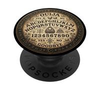 Creepy Witchy Spooky Goth Ouija Occult Bookish Gothic Ghost PopSockets PopGrip Adhésif