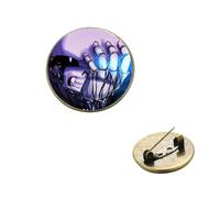 Creepypasta Creepy Pasta Ticci Toby Anime Broche icônes sur sac à dos Vestes Jeff The Killer Collection Épingles décoratives, Verre