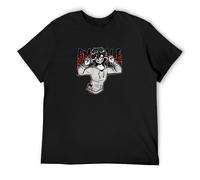 Creepypasta T Shirt Jeff The Killer Awesome Tee Big Beach Graphic Short Sleeve Tshirt Black S