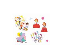 Creer avec des gommettes J Aime les princesses Orange G