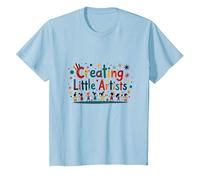 Créer de Petits Artistes : Inspirer la créativité des Jeunes T-Shirt, Enfant, Bleu Céleste, 12 Ans