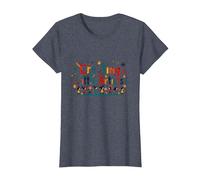 Créer de Petits Artistes : Inspirer la créativité des Jeunes T-Shirt, Femme, Bleu Chiné, XL