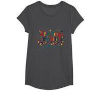Créer de Petits Artistes : Inspirer la créativité des Jeunes T-Shirt, Fille, Chiné Foncé, S