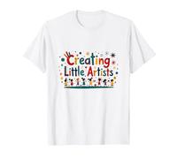 Créer de Petits Artistes : Inspirer la créativité des Jeunes T-Shirt, Homme, Blanc, 3XL