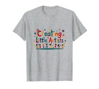Créer de Petits Artistes : Inspirer la créativité des Jeunes T-Shirt, Homme, Gris Chiné, XXL