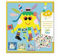 Créer des animaux marins avec des stickers multicolore TU