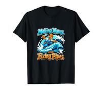 Créer des Vagues et Fixer des tuyaux Design de Jeu de Mots T-Shirt
