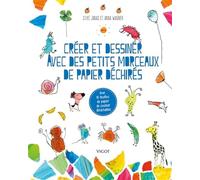 Créer et dessiner avec des petits morceaux de papier déchirés