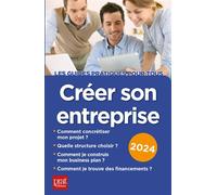 Créer son entreprise 2024 - Carine Sfez - Prat Eds - broché - Guide