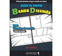 Créer ta propre bande dessinée: v1-3 bd vierge à remplir pour enfant adulte | 100 planches vides avec vignettes différentes | idée cadeau originale pour anniversaire noel