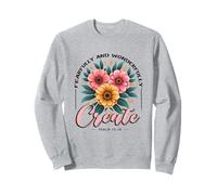 Créer Une Bible chrétienne Florale avec crainte merveilleusement Sweatshirt