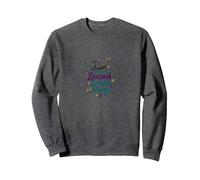 Créer Une Magie de deuxième année Sweatshirt, Unisexe pour Adultes, Chiné Foncé, XXL