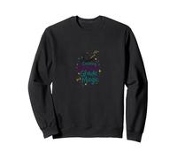 Créer Une Magie de deuxième année Sweatshirt, Unisexe pour Adultes, Noir, XXL