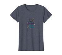 Créer Une Magie de deuxième année T-Shirt, Femme, Bleu Chiné, XS
