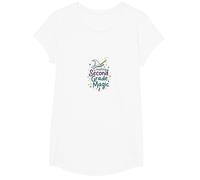 Créer Une Magie de deuxième année T-Shirt, Fille, Blanc, M
