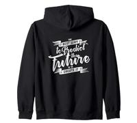 Créer Votre Futur Mindset Visionary Motivation Citation Design Sweat à Capuche