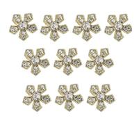 Créez de magnifiques designs d'ongles avec 10 flocons de neige scintillants