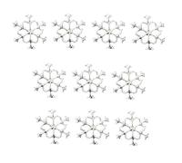 Créez de magnifiques designs d'ongles avec 10 flocons de neige scintillants