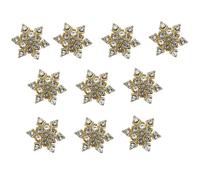 Créez de magnifiques designs d'ongles avec 10 flocons de neige scintillants