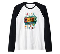 Créez des éclaboussures de Peinture Graffiti Manche Raglan