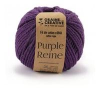 Créez des macramé avec le Coton Cablé de Graine Créative - Le fil idéal pour vos créations de décoration et d'accessoires(...) - 200328 Purple reine 200328 Purple reine G