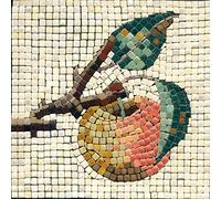 Créez des Motifs de Mosaïque Éblouissants avec Notre Kit pour Adultes, Carré de 15cm Pomme