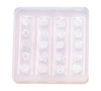 Créez des motifs d'ongles élégants avec un moule en silicone pratique Décoration de moisissure réutilisable pour les amateurs d'ongles professionnels