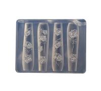 Créez des ongles élégants et des bijoux avec nœud en silicone flexible pour loisirs créatifs, usage quotidien et décontracté