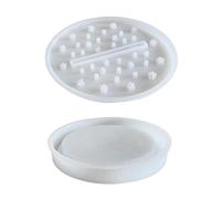 Créez des supports LED uniques avec ce moule rond en silicone et facile à utiliser pour divers besoins décoratifs Moule convivial