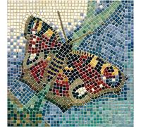 Créez un Art Unique avec Nos Micro Tesselles Marocaines, kit mosaique de 20cm Papillon