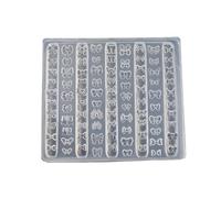 Créez un élégant nail art 3D et des bijoux avec nœud, ensemble de moules en silicone flexible pour travaux manuels, utilisation quotidienne, ensemble de moules réutilisables