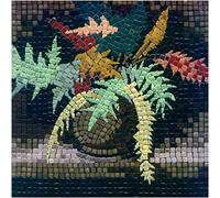 Créez une véritable œuvre d'art mosaïque avec notre kit de bricolage pour aquarium carré de 20 cm