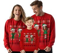 Créez vos propres pulls de Noël drôles et coquins - Pulls de Noël personnalisés pour hommes, femmes et enfants - Sweat personnalisé de Noël de style Rude - Idée cadeau unique, #02, L