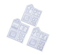 Créez votre propre décoration de maison de Noël avec nos moules en silicone flexibles faciles à démouler - Fournitures d'artisanat à long terme