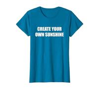 Créez Votre Propre Soleil T-Shirt, Femme, Saphir, S