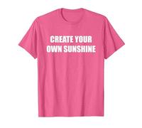 Créez Votre Propre Soleil T-Shirt, Homme, Rose Chiné, 3XL